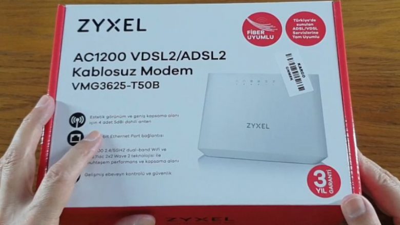 Uzaktan eğitime uygun kablosuz modem | Zyxel VMG3625-T50B kutu açılışı